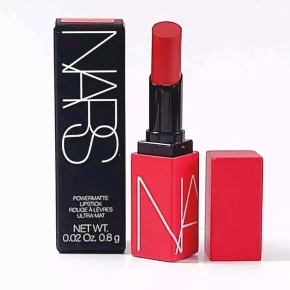 NARS Powermatte Long-Lasting Mini Lipstick 132 Dragon Girl Siren Red 0.02oz NIB